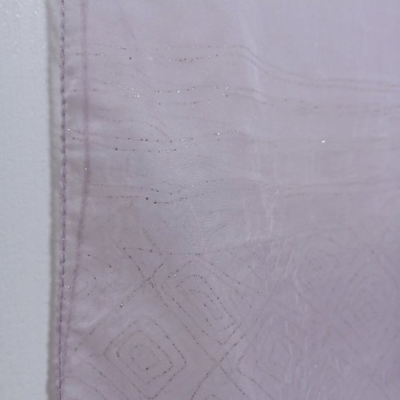Vintage Scarf - Purple with silver sparkle pattern - Picture 2 of 6